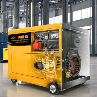 comprar Generador diésel silencioso de doble cilindro de 5 kW a 18 kW  Monofásico  Generador diésel refrigerado por aire online manufacture