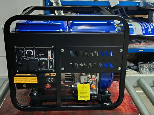 주문 190 암페어 전력 디젤 용접 발전기 5.8kw 광범위한 적용 전기 시동 online manufacture