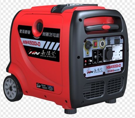 3.5kw 휴대용 전기 가솔린 발전기 가정용 단일 단계 발전기