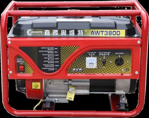 3kw 3.75kva 가정용 오픈 프레임 가솔린 발전기 단일 단계 전기 발전기
