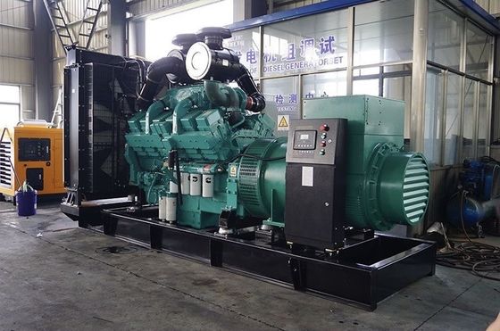 700KW 커민스 디젤 발전기 세트 스탠포드 발전기 검은색 50/60hz