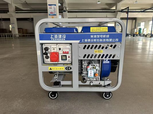 220Amp의 전력 가솔린 용접 발전기 5.8kw 건설 현장 / 가정용 수동 시작
