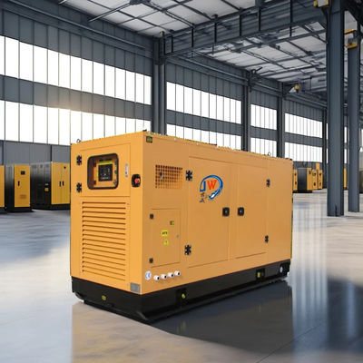 75kVA 60kW 방음 디젤 발전기 Cummins Perkins Weichai 엔진 낮은 niose
