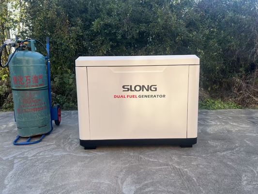 10kW 12kW 12kW 15kW 조용한 다연료 발전기 가스 / LPG / 가솔린 50hz / 60hz CE / EPA 인증