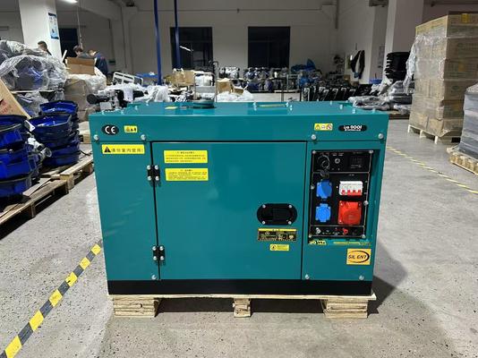 9kw All-Copper Two-Cylinder Four-Stroke Silent Diesel Generator Soundproof Diesel Generator Set for Household and Construction Site Power
