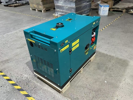 10kw Silent Diesel Generator All-copper High Efficiency Of Residual Oil Customizable
