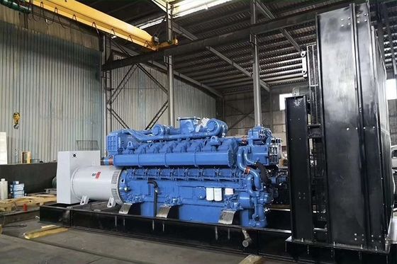 JW-880KW/1100KVA WEICHAI Large Powerful Diesel Generator Set High-efficiency SoundProof
