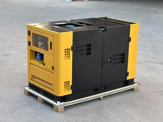 12KVA All-copper Silent Diesel Generator with Double-cylinder Engine Soundproof Diesel Generator Set